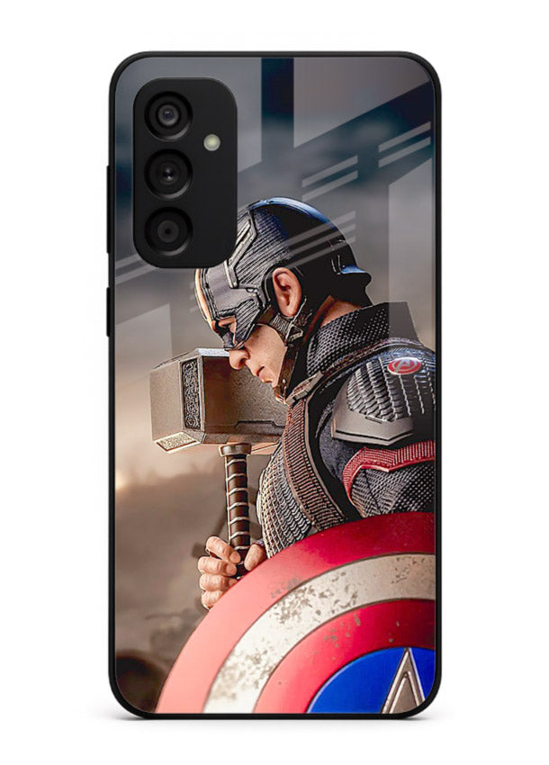 Captain America Shield Focus cover for Samsung F23 5G