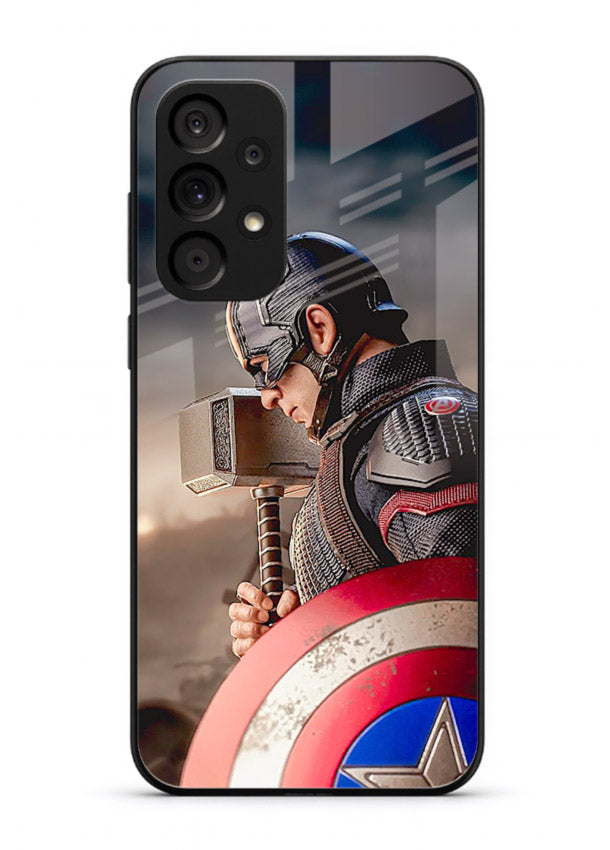Captain America Shield Focus cover for Samsung A33 5G