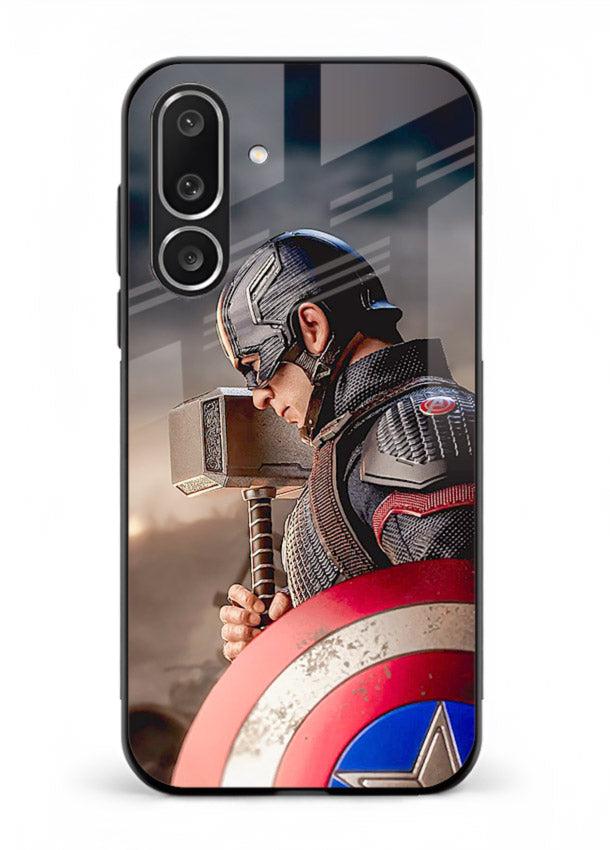 Captain America Shield Focus cover for Samsung F56 5G