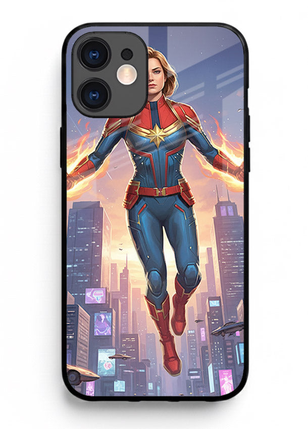 Captain Marvel Glow Energy cover for Apple iPhone 12 Mini