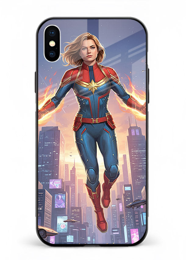 Captain Marvel Glow Energy cover for Apple iPhone XS Max