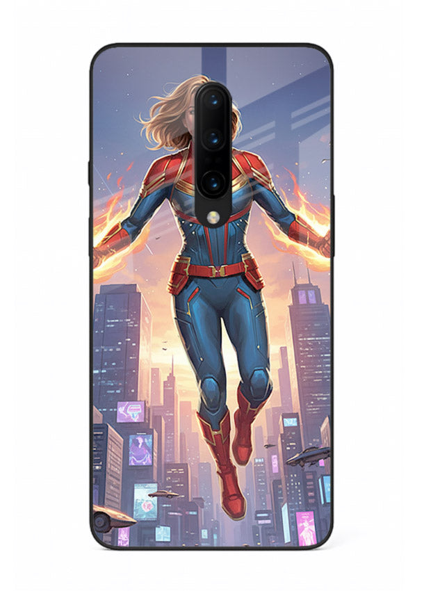 Captain Marvel Glow Energy cover for OnePlus 8