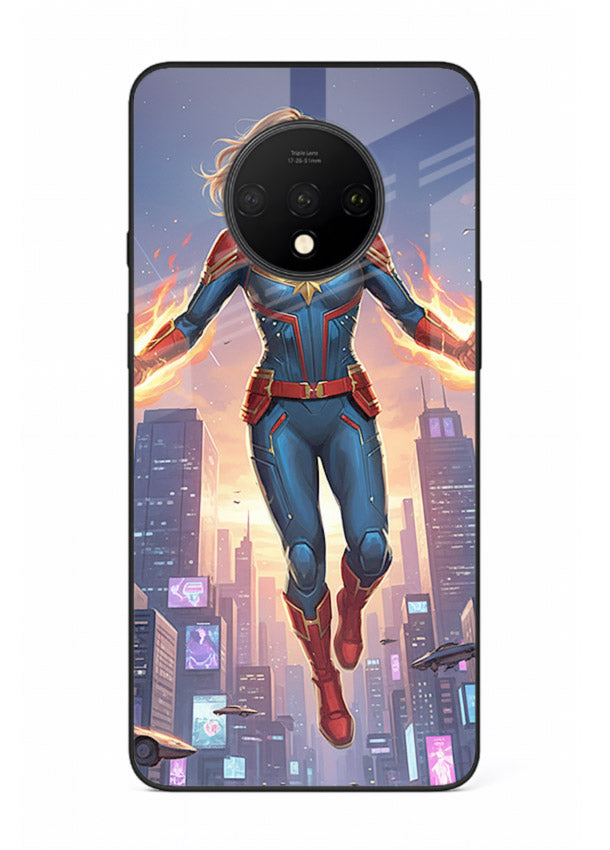 Captain Marvel Glow Energy cover for OnePlus 7T