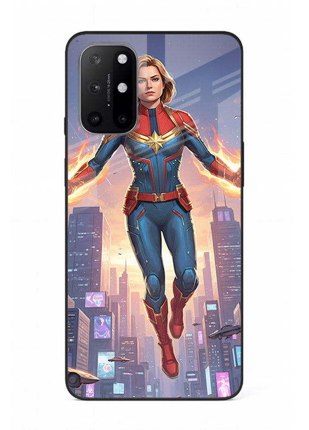 Captain Marvel Glow Energy cover for OnePlus 8T
