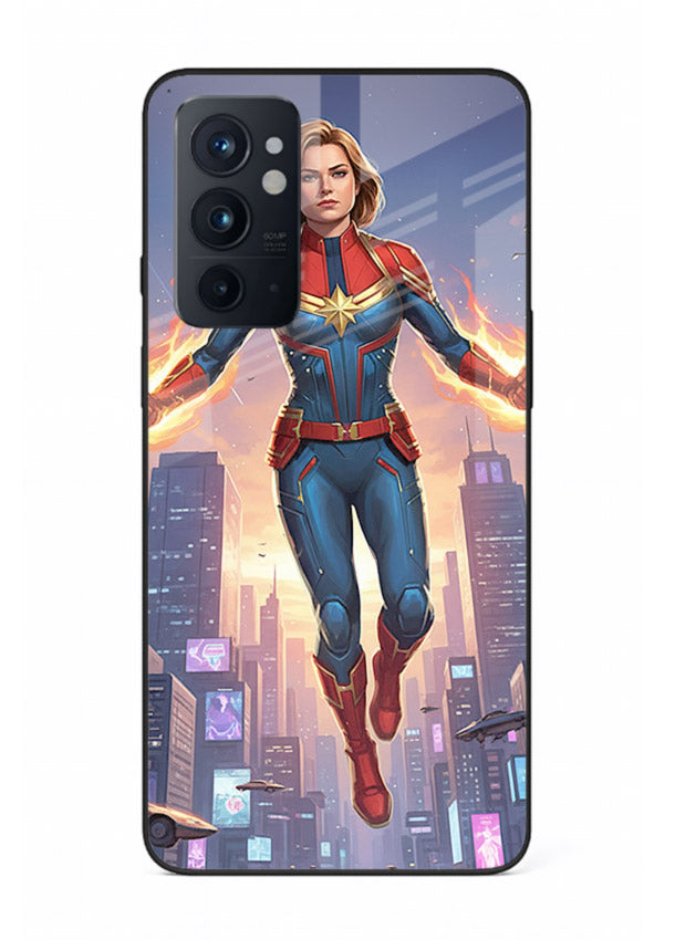 Captain Marvel Glow Energy cover for OnePlus 9RT