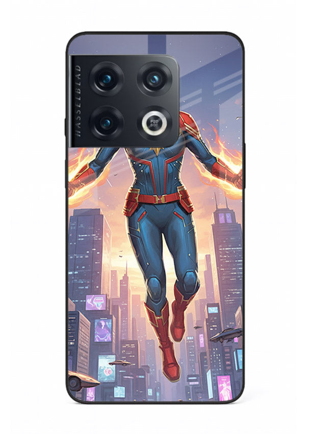 Captain Marvel Glow Energy cover for OnePlus 10 Pro