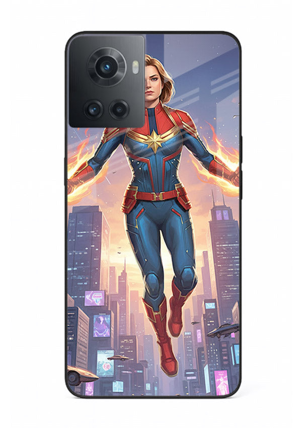 Captain Marvel Glow Energy cover for OnePlus 10R