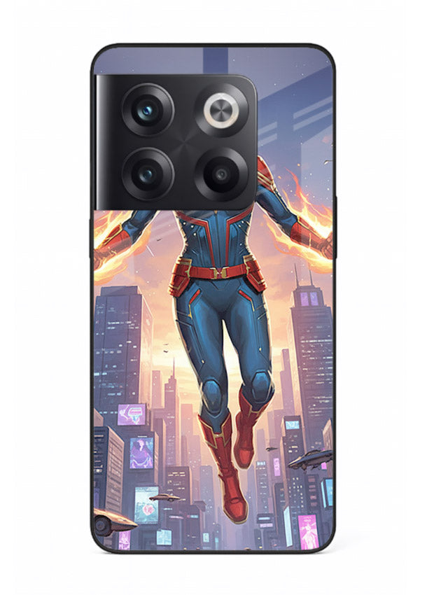 Captain Marvel Glow Energy cover for OnePlus 10T