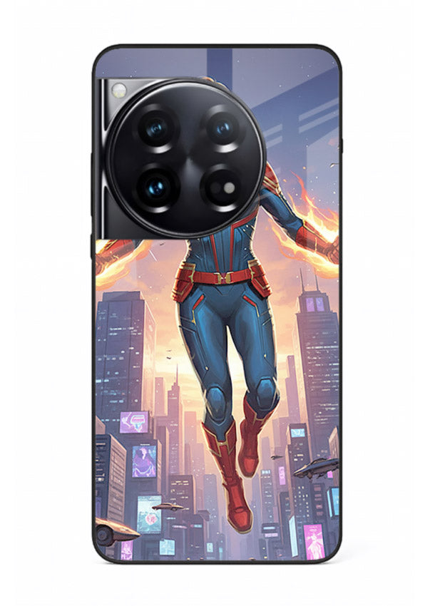Captain Marvel Glow Energy cover for OnePlus 12