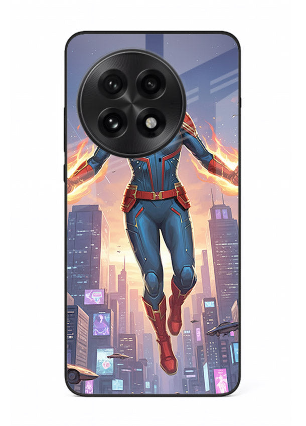 Captain Marvel Glow Energy cover for OnePlus 13