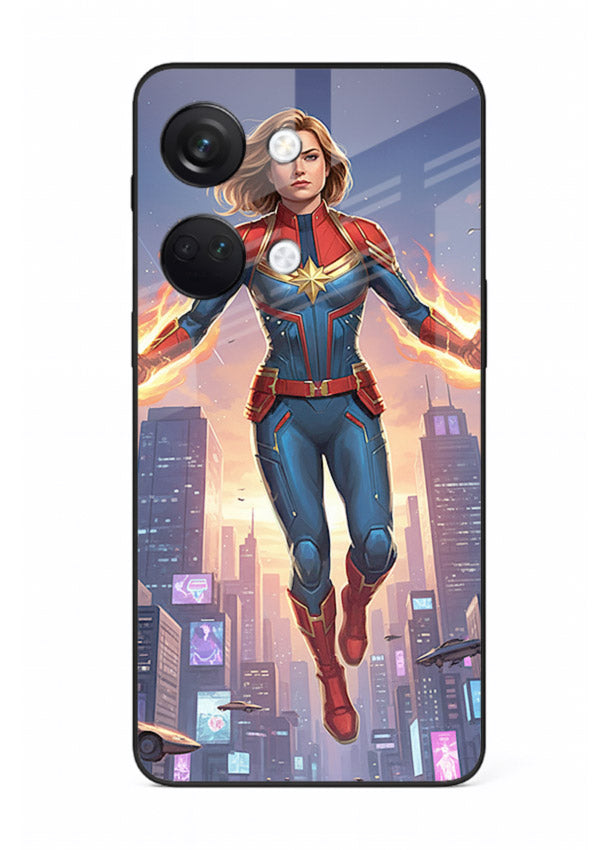 Captain Marvel Glow Energy cover for OnePlus Nord 3
