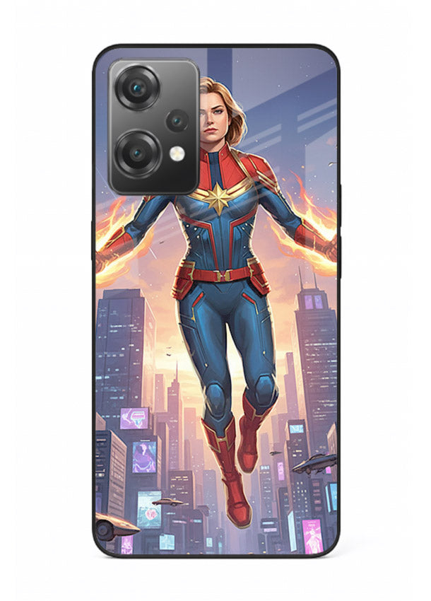 Captain Marvel Glow Energy cover for OnePlus Nord CE2 Lite 5G