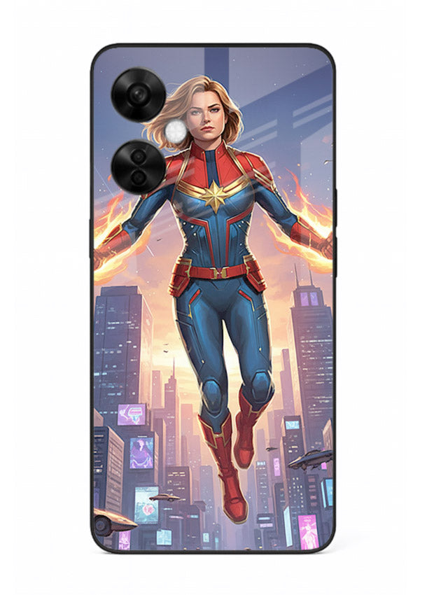 Captain Marvel Glow Energy cover for OnePlus Nord CE3 Lite