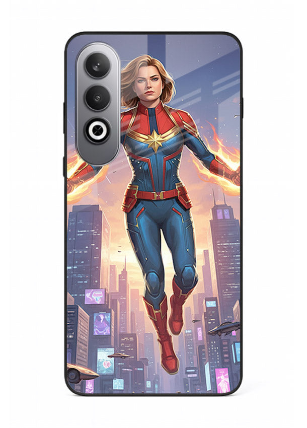 Captain Marvel Glow Energy cover for OnePlus Nord CE4