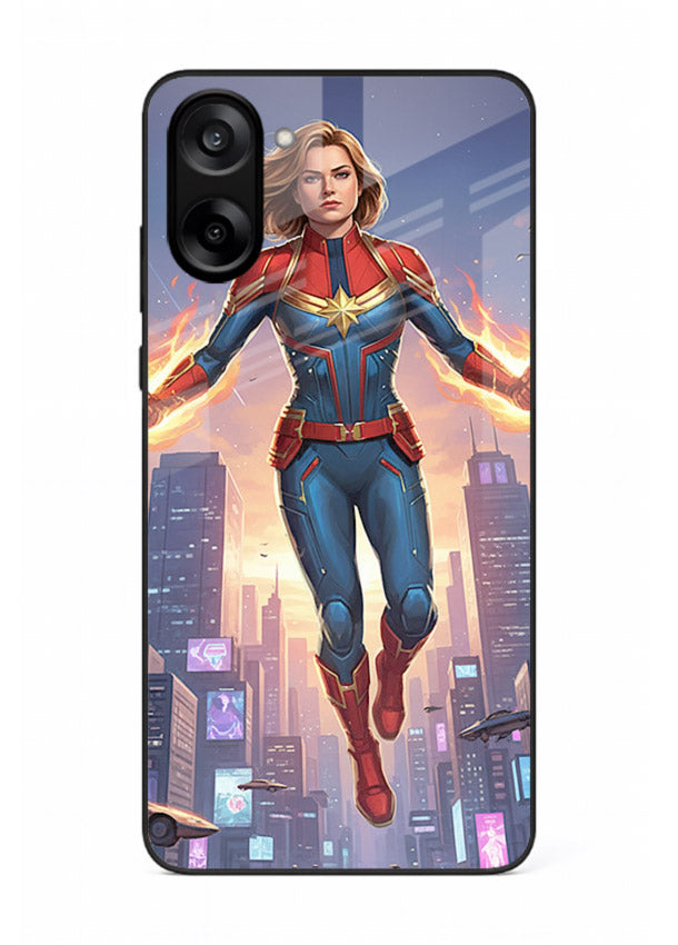 Captain Marvel Glow Energy cover for OnePlus Nord CE5