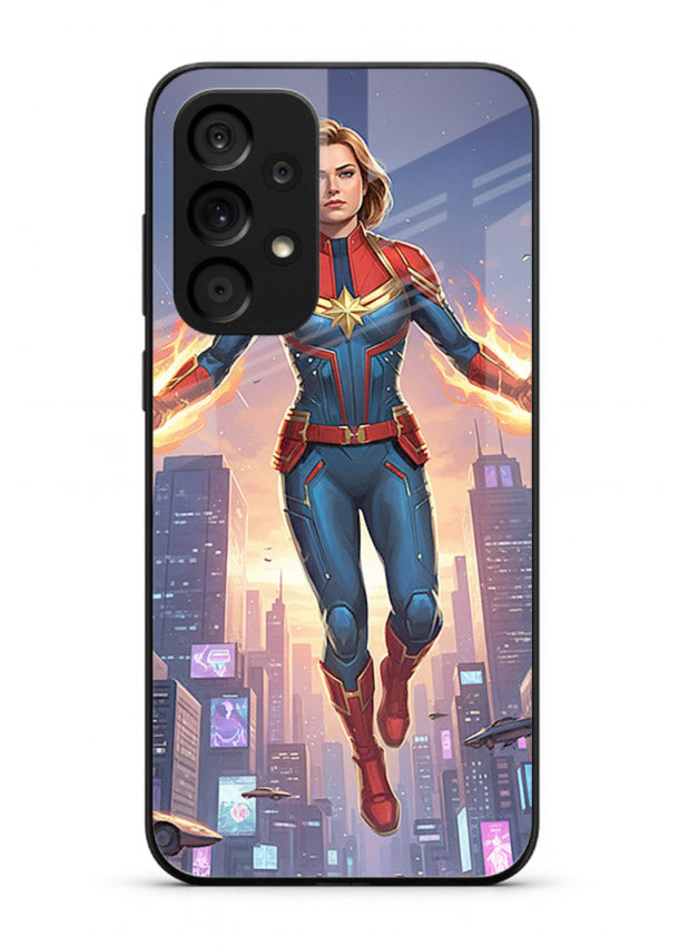 Captain Marvel Glow Energy cover for Samsung A53 5G