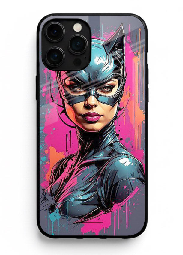 Catwoman Graffiti Art cover for Apple iPhone 16 Pro Max