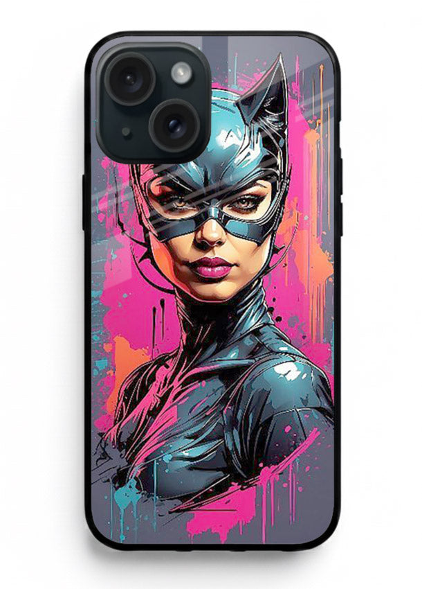 Catwoman Graffiti Art cover for Apple iPhone 13 Mini