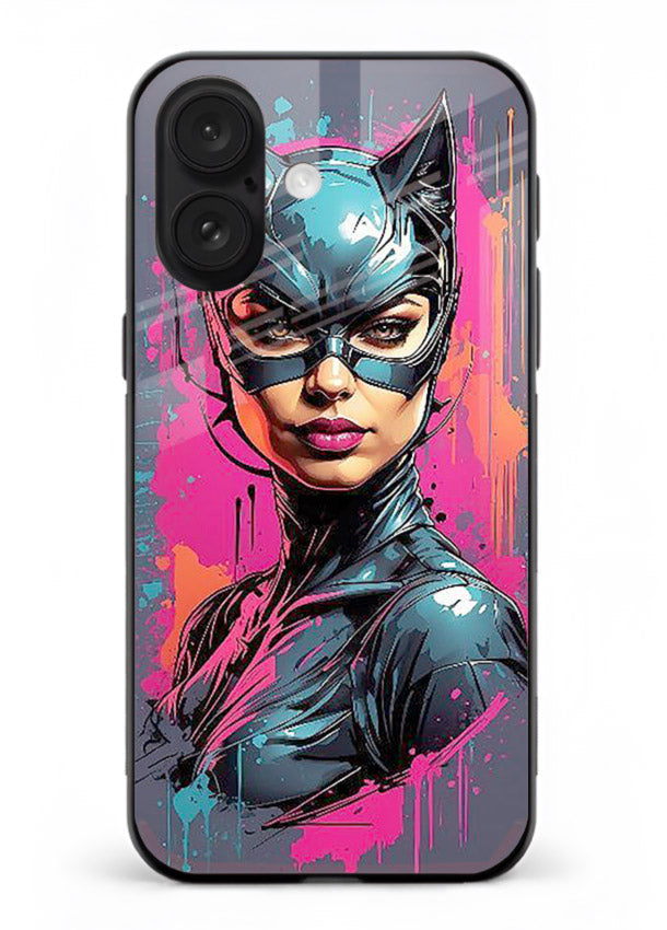 Catwoman Graffiti Art cover for Apple iPhone 16 Plus