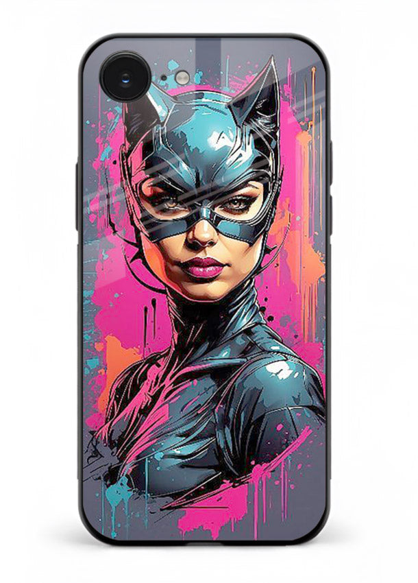 Catwoman Graffiti Art cover for Apple iPhone 16E