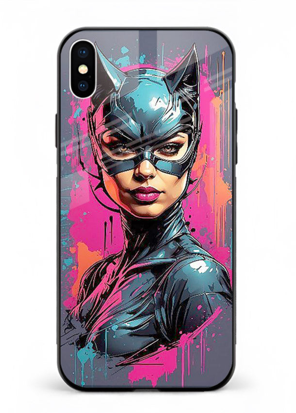 Catwoman Graffiti Art cover for Apple iPhone XS Max