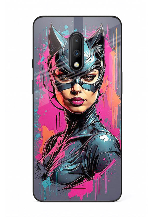Catwoman Graffiti Art cover for OnePlus 7