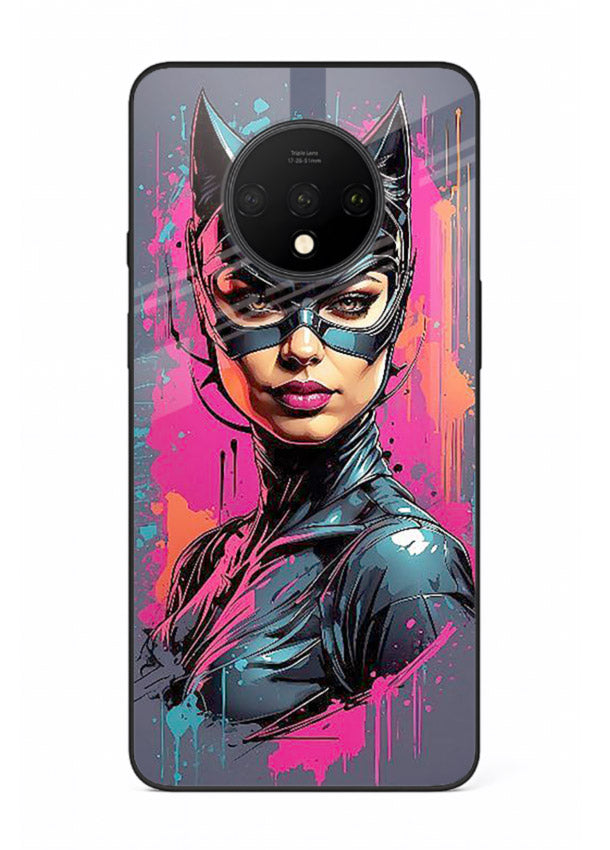 Catwoman Graffiti Art cover for OnePlus 7T