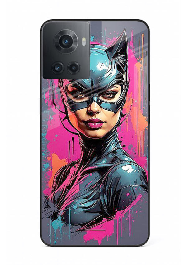 Catwoman Graffiti Art cover for OnePlus 10R