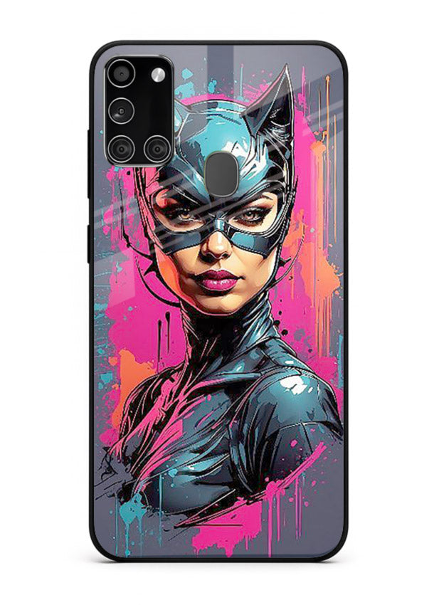 Catwoman Graffiti Art cover for Samsung A21s