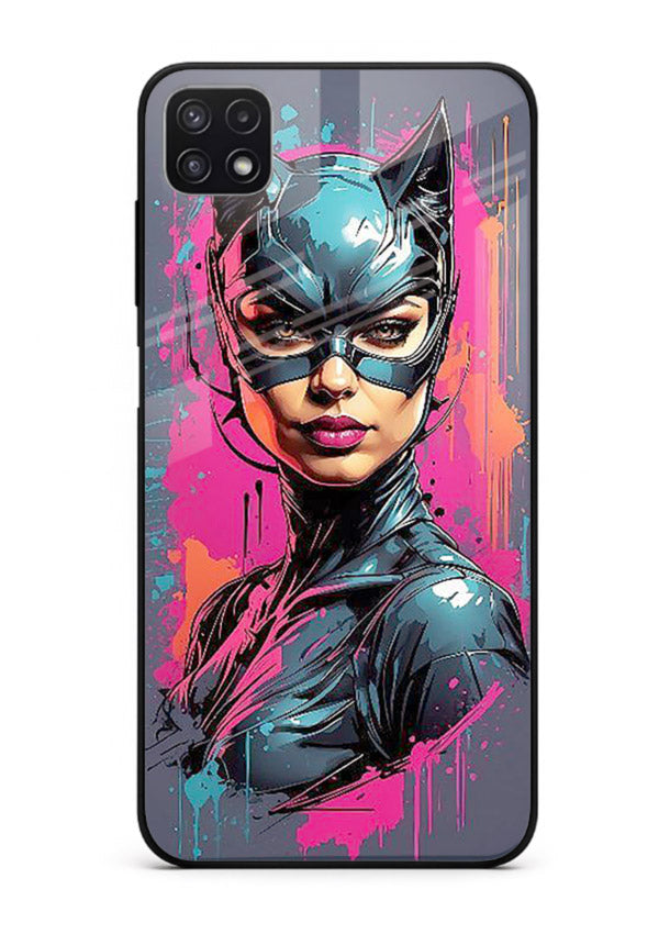 Catwoman Graffiti Art cover for Samsung F42 5G