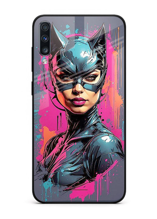 Catwoman Graffiti Art cover for Samsung A50