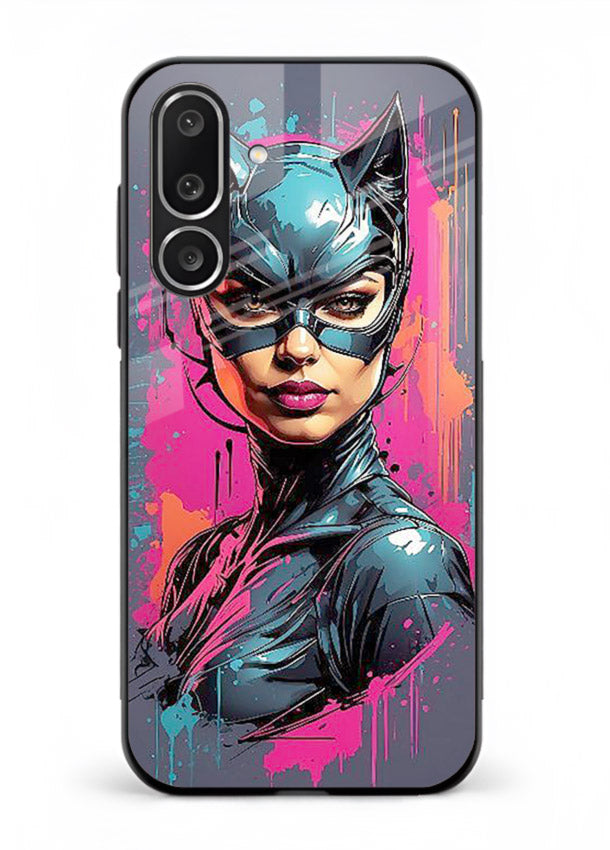 Catwoman Graffiti Art cover for Samsung M36 5G