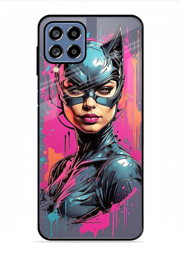 Catwoman Graffiti Art cover for Samsung F12 5G