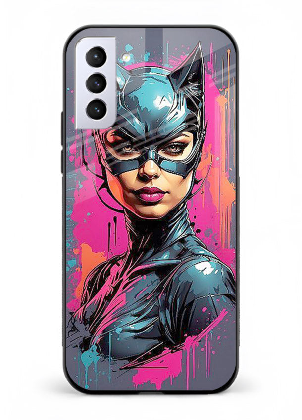 Catwoman Graffiti Art cover for Samsung S21 Plus