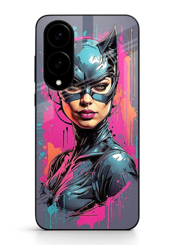 Catwoman Graffiti Art cover for Samsung S25 Edge