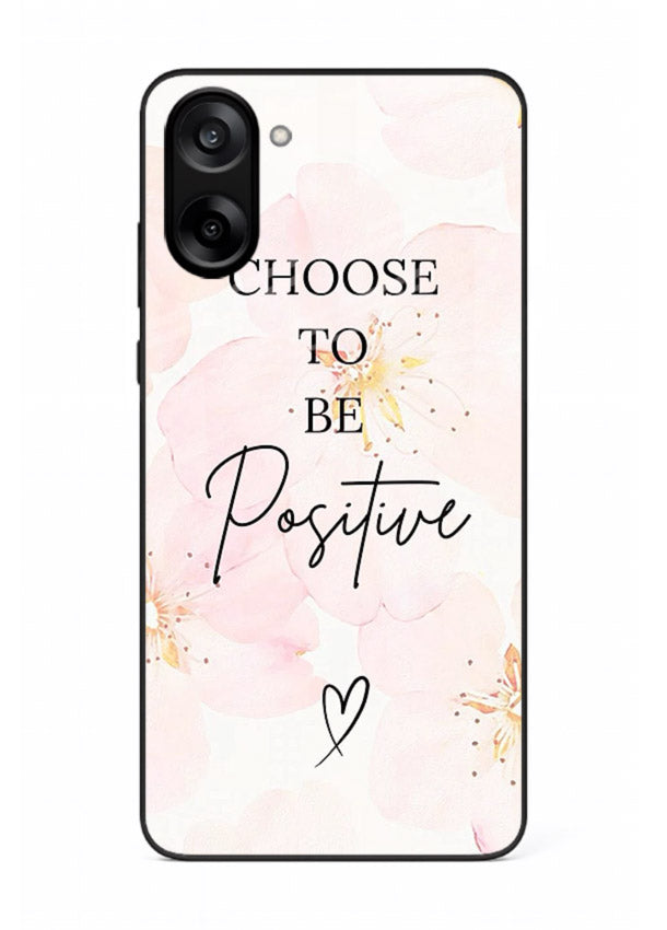Blush floral motivational artwork printed on OnePlus Nord CE5 glass back cover in soft tones.