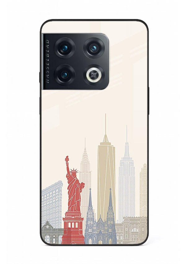 City Landmarks Sketch world landmark illustration OnePlus 10 Pro glass back cover