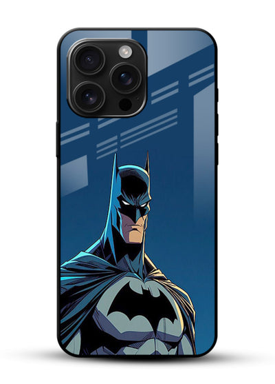 Classic Batman Bust cover for Glossy Vibrant Premium Look - Angle Front
