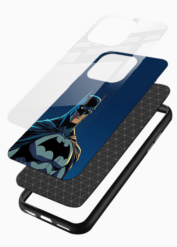 Classic Batman Bust cover for Glossy Vibrant Premium Look - Angle Layers