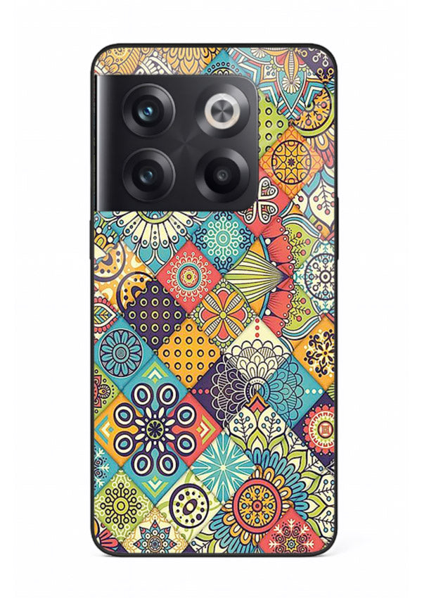 Color Patch Medley colorful patch pattern OnePlus 10T glass back cover