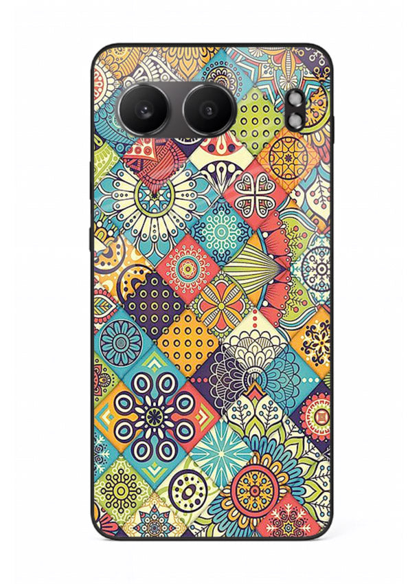 Color Patch Medley colorful patch pattern OnePlus Nord 4 glass back cover