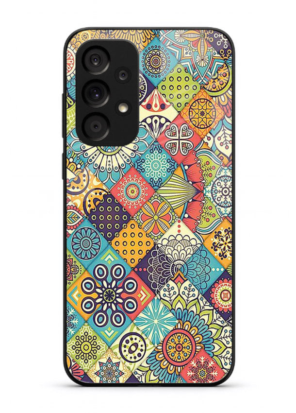 Color Patch Medley colorful patch pattern Samsung A23 5G glass back cover