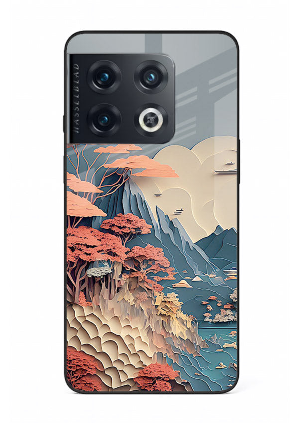 Coral Fantasy Hills surreal coral landscape artwork OnePlus 10 Pro glass back cover