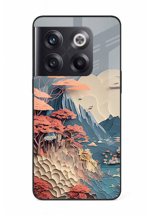 Coral Fantasy Hills surreal coral landscape artwork OnePlus 10T glass back cover