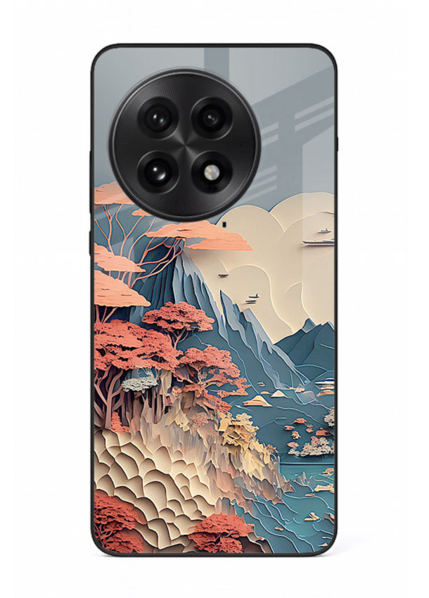 Coral Fantasy Hills surreal coral landscape artwork OnePlus 13R glass back cover