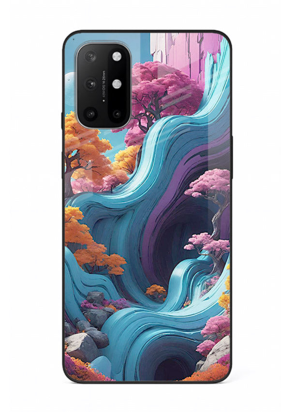 Cosmic Flow Hills surreal cosmic landscape artwork OnePlus 8T glass back cover