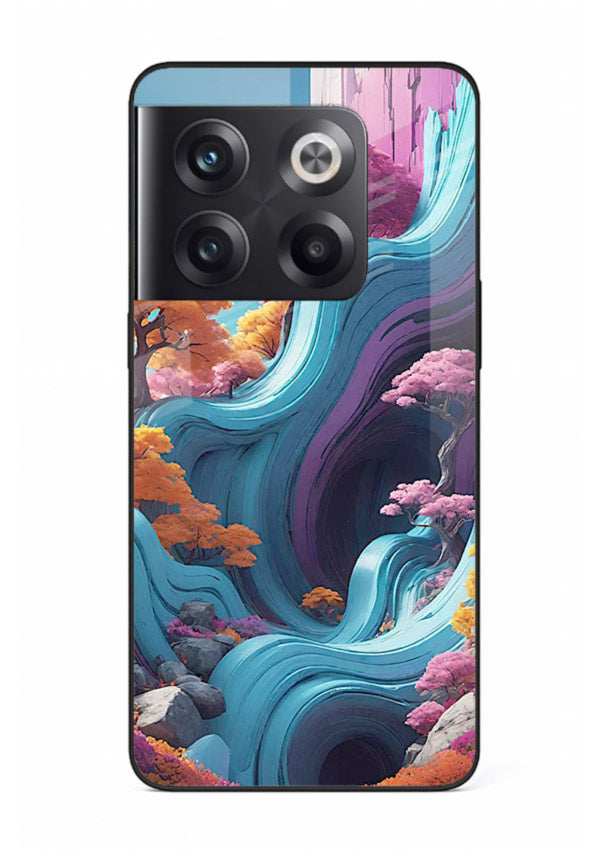 Cosmic Flow Hills surreal cosmic landscape artwork OnePlus 10T glass back cover