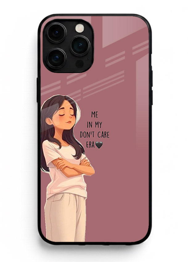 Cozy Girl Quote aesthetic illustration iphone 16 pro max glass back cover