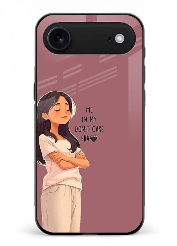 Cozy Girl Quote aesthetic illustration iphone 18 air glass back cover