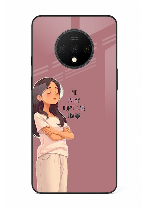 Cozy Girl Quote aesthetic illustration OnePlus 7T glass back cover